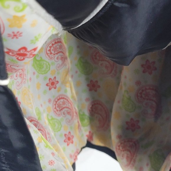 Marie Claire Boutiques Women's Black Button Up Polyester Trench Coat Jacket M - Picture 6 of 11